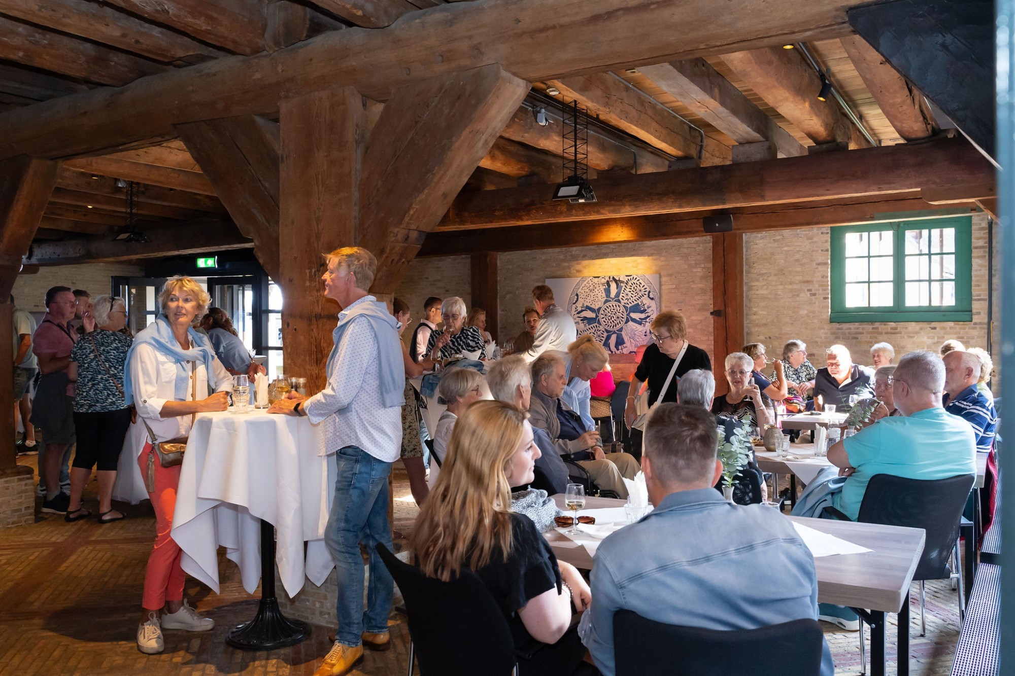 Foto van groep gasten