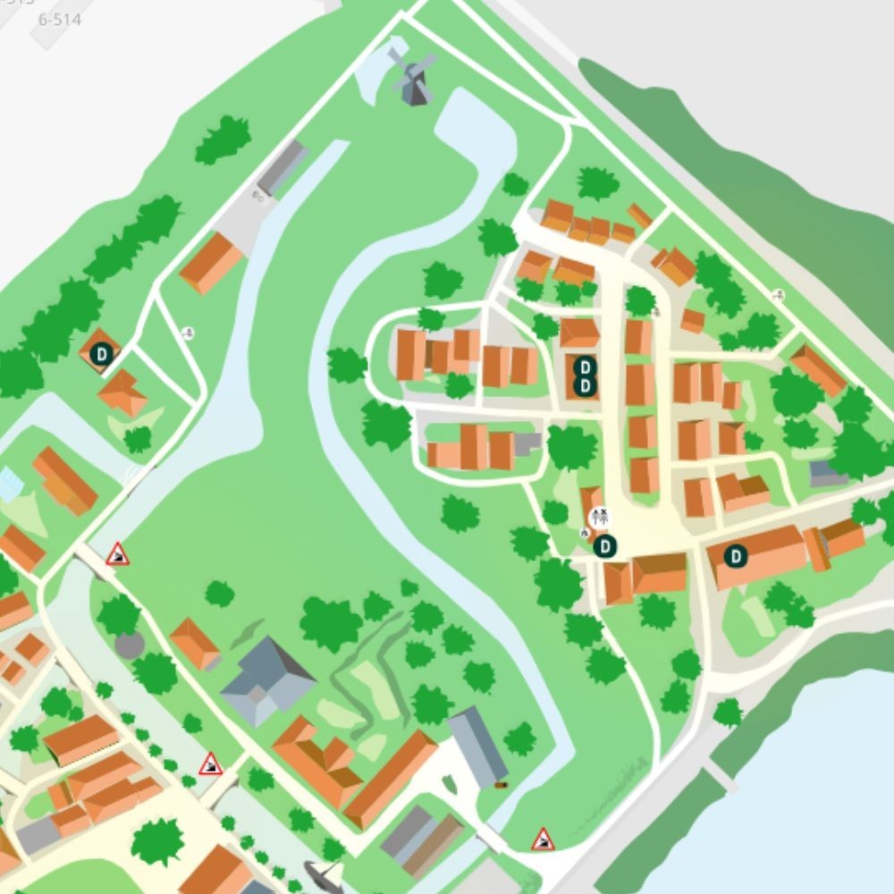 Plattegrond Designroute