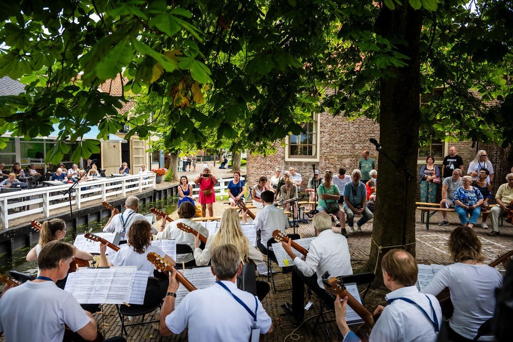 Foto van een groepsoptreden