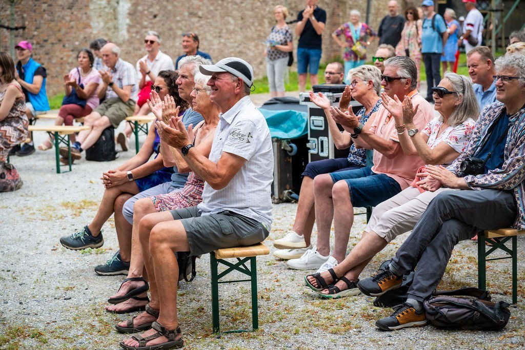 Foto van publiek bij het Gitaarfestival